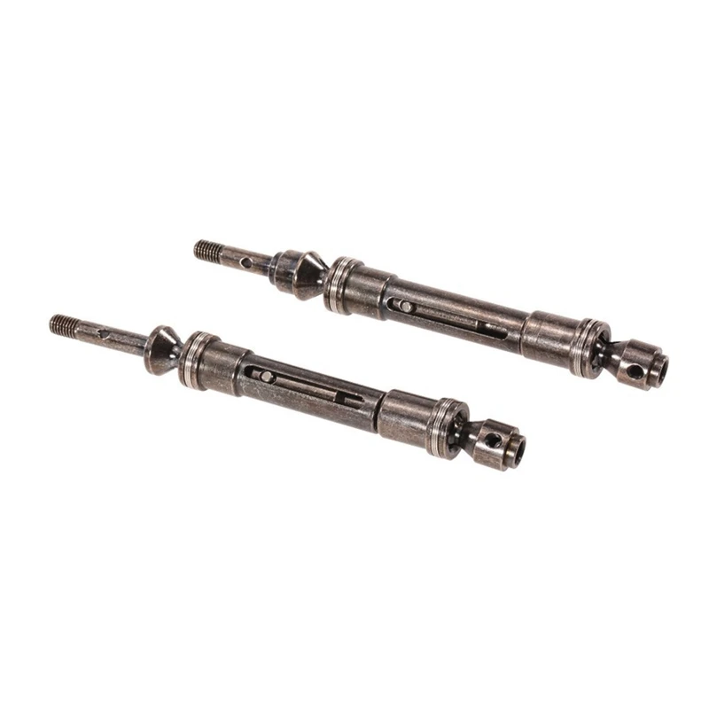 2Pcs Universal Rear Drive Shaft, Drive Axle Transmission Shaft Sla018 for Traxxas 1/10 Slash 4X4 Hq727 Short Truck Model Car