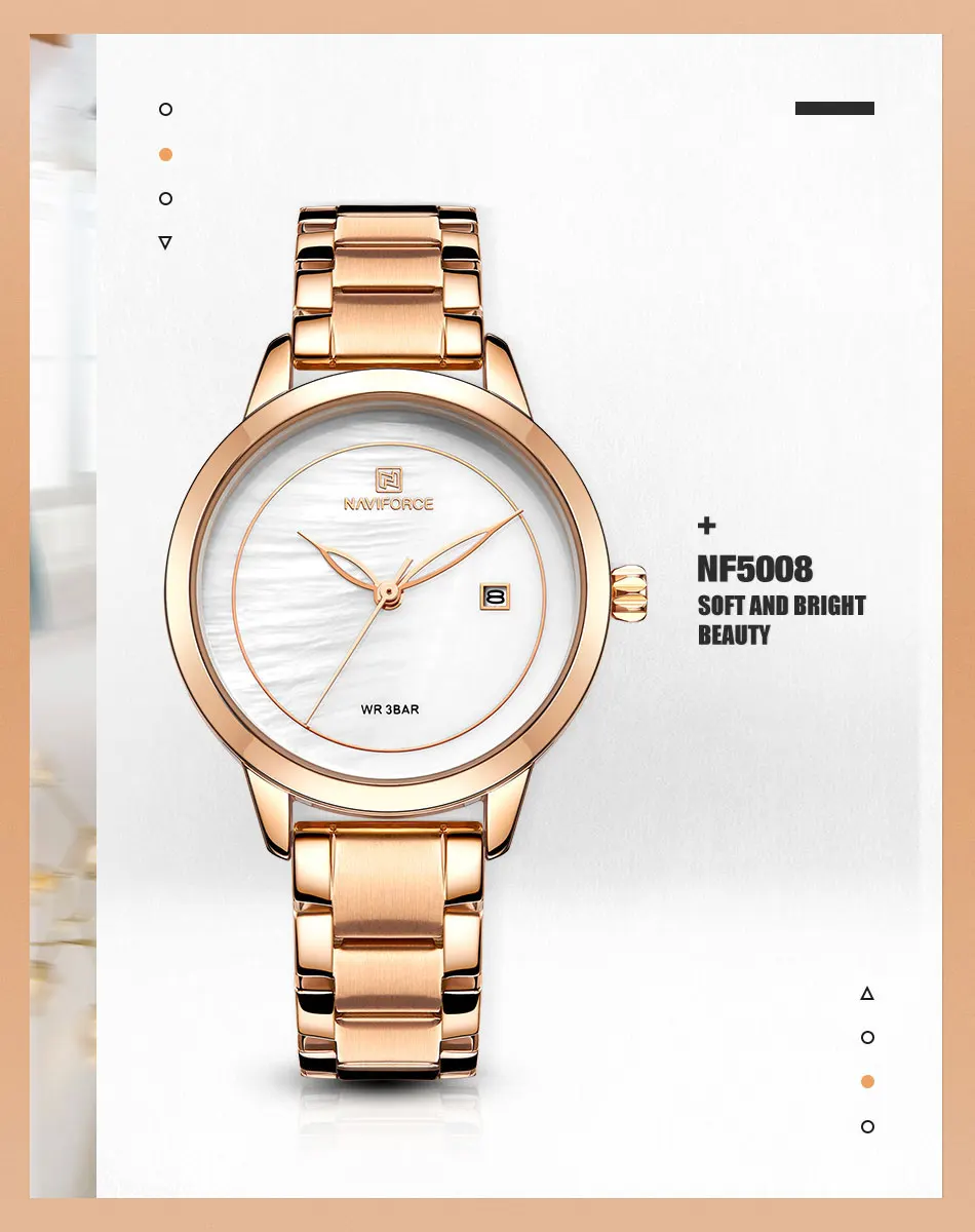 relógios de quartzo de pulso de moda