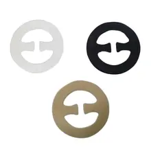 Невидимый Противоскользящий бюстгальтер пряжки-зажимы скрывают плечевые ремни держатель Racerback F42F