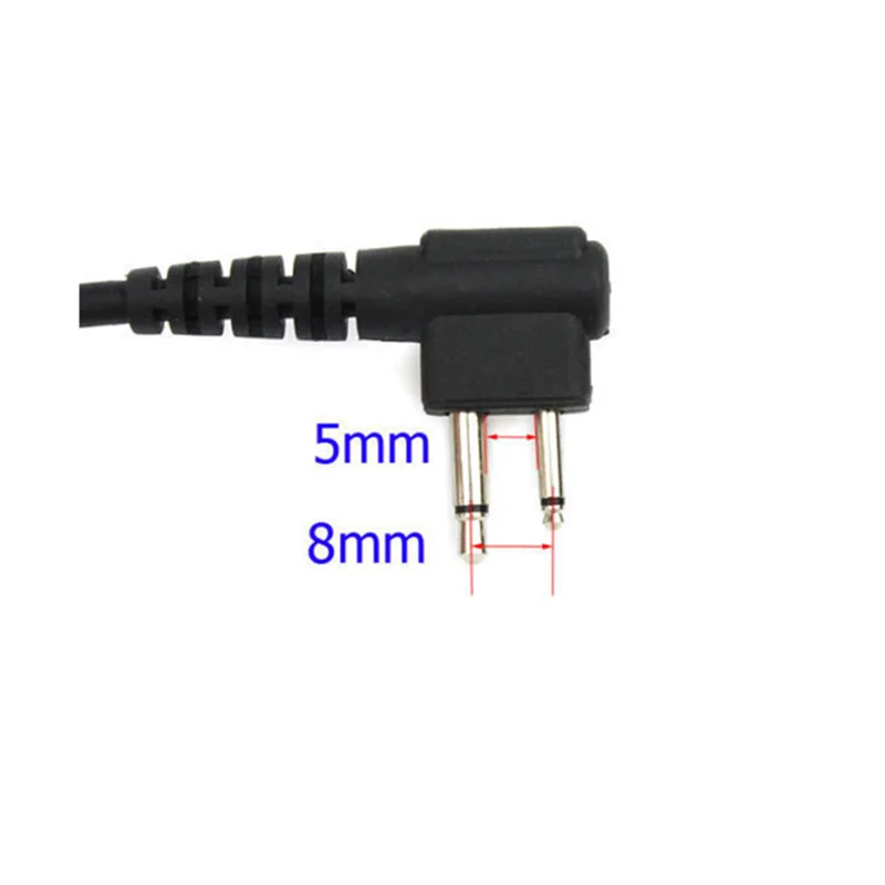 2-контактный микрофон, динамик, рация для гарнитура Motorola радио GP68 GP88 GP88S GP300 CP150 радио PMMN4013