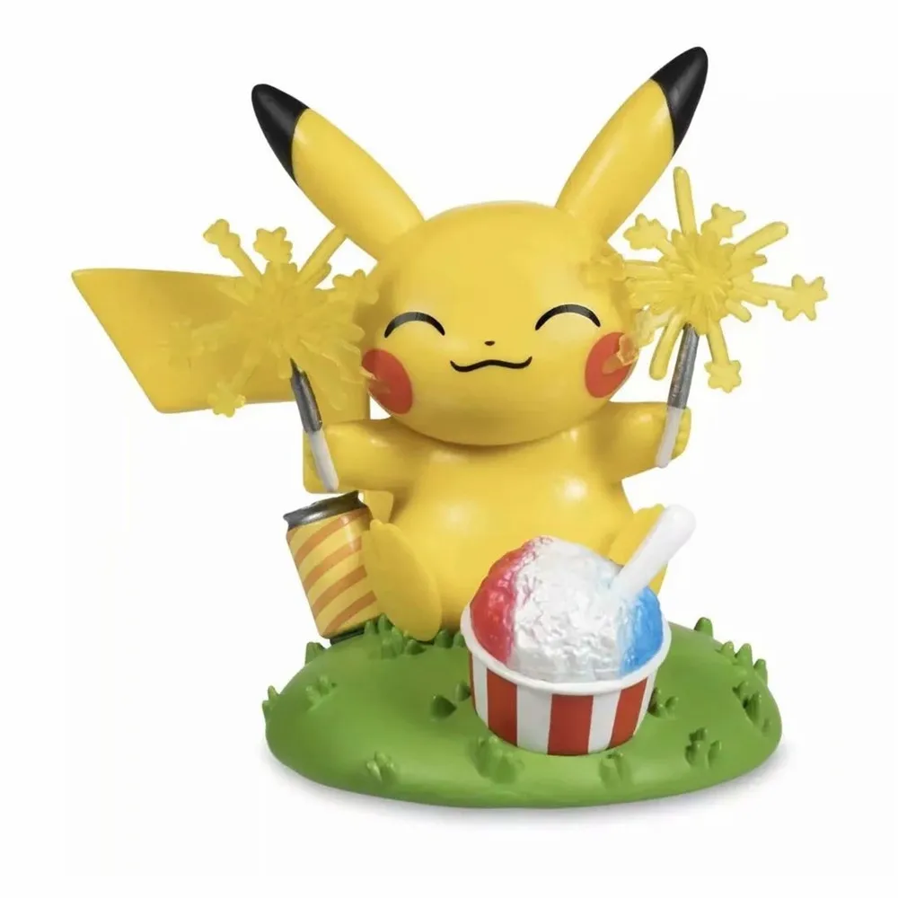 Game Pokemon Pikachu Anime Figure Toy PVC Model Kawaii Game Pokemon Pocket Monster Action Figurine Doll Decor Home Gift for Kids