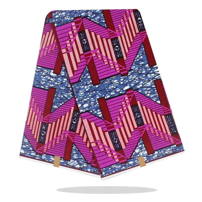 

100%Cotton Wax Fabric Real High Quality Sewing Material Veritable Soft Dutch African Style Wax Print Fabric 6 Yards/Pcs HL20-90