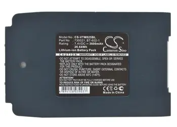 

Cameron Sino Battery for Vocollect Talkman T2 Talkman T2X Replacement 730021 730025 BT-602-1 CWI26591 3600mAh