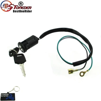 

STONEDER 2 Wire Ignition Key Switch For Mini Dirt Pocket Bike Kids ATV Quad Go Kart Cart Moto
