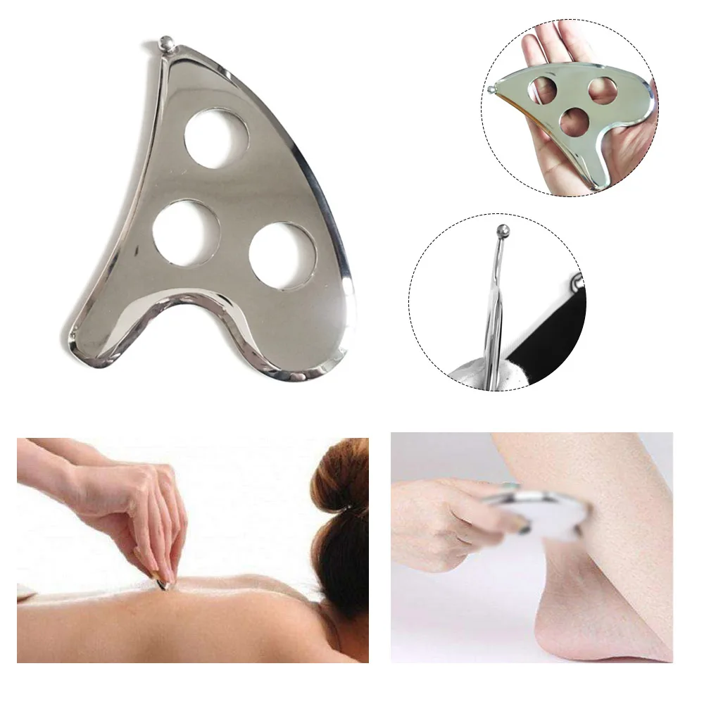 

New Arrival Gua Sha Plate Medical Grade Stainless Steel Scraping Massage Tool for Relaxing Soft Tissue Reduce Muscle Pain