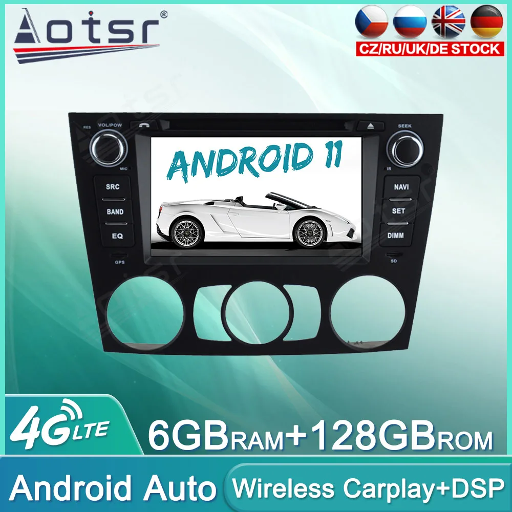 

Автомобильная магнитола на Android 11, 128 ГБ, DVD-плеер для BMW E90 2005-2012, аудио, мультимедийный плеер, GPS-навигация, автомобильное стерео головное устройство Carplay