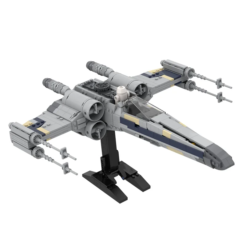 MOC Mini галстук с изображением звезд Fighter X Wing microfighter Wars AT Walker строительные блоки
