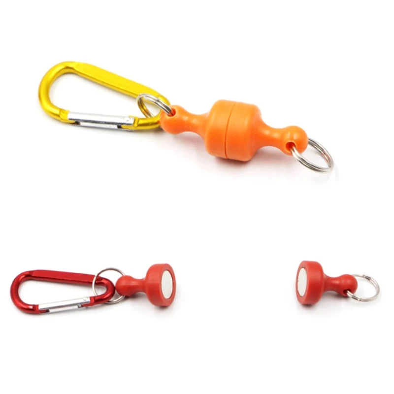 

Strong Magnetic Clasps Fishing Tackle Outdoor Sports Release Clip Hanging Holder Lanyard Clip Portable Carabiner Clip Buckle key