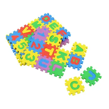 

1Pcs Colorful Puzzle Kid Educational Toy Alphabet A-Z Letters Numeral Foam Play Mat Self-Assemble Baby Crawling Pad