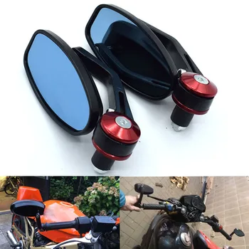 

Universal Motorcycle rearview side mirrors handle bar end 7/8" 22mm for Suzuki TL1000S DL650 V-STROM GSR600 GSR750 SFV650 K7 K8