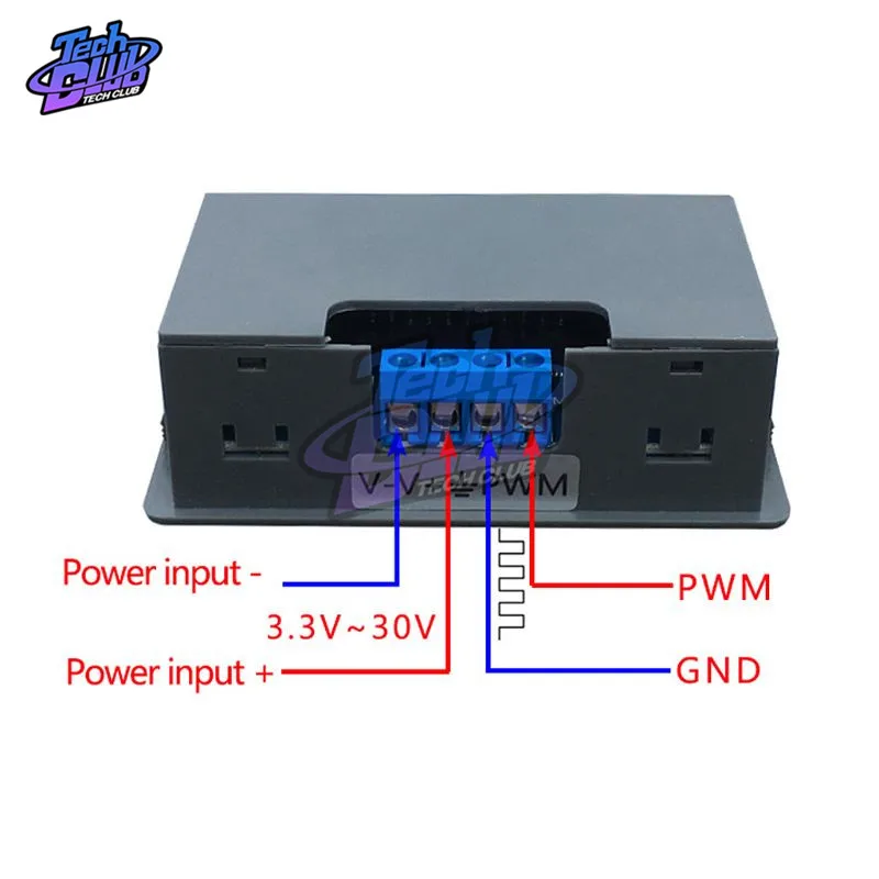 1Hz-150KHz LCD Digital Display PWM Signal Generator 1-Channel PWM Pulse Frequency Duty Cycle Adjustable Square Wave Generator 4