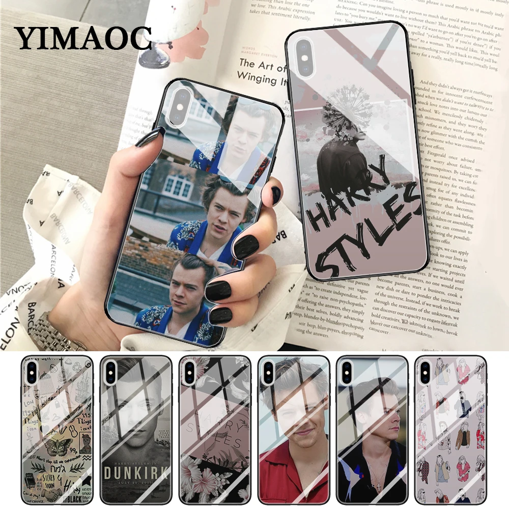 YIMAOC Harry Styles dunkirk Glass Phone Case for Apple iPhone XR X XS Max 6 6S 7 8 Plus 5 5S SE |