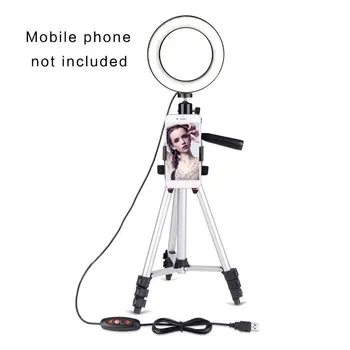 

Studio Luxury Selfie LED Camera Ring Flash Fill Light Kit Tripod Stand 5.7 led ring tripod fill light bracket