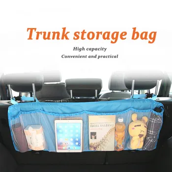 

1Pcs Car trunk grid hanging bags for Subaru Forester XV Toyota Corolla Avensis RAV4 C-HR Honda Civic Accord CRV Fit Mazda CX-7