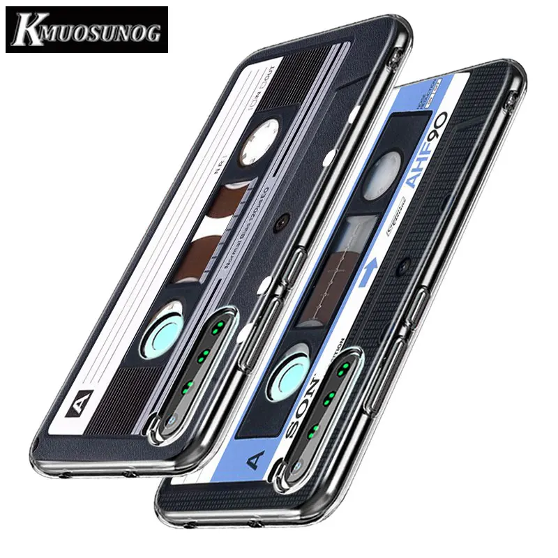 

Silicone Clear Cover for Redmi Note 8 8Pro Vintage Magnetic tape Cassette for Xiaomi Redmi Note 7 6 5 Pro 5A 4X 4 Phone Case