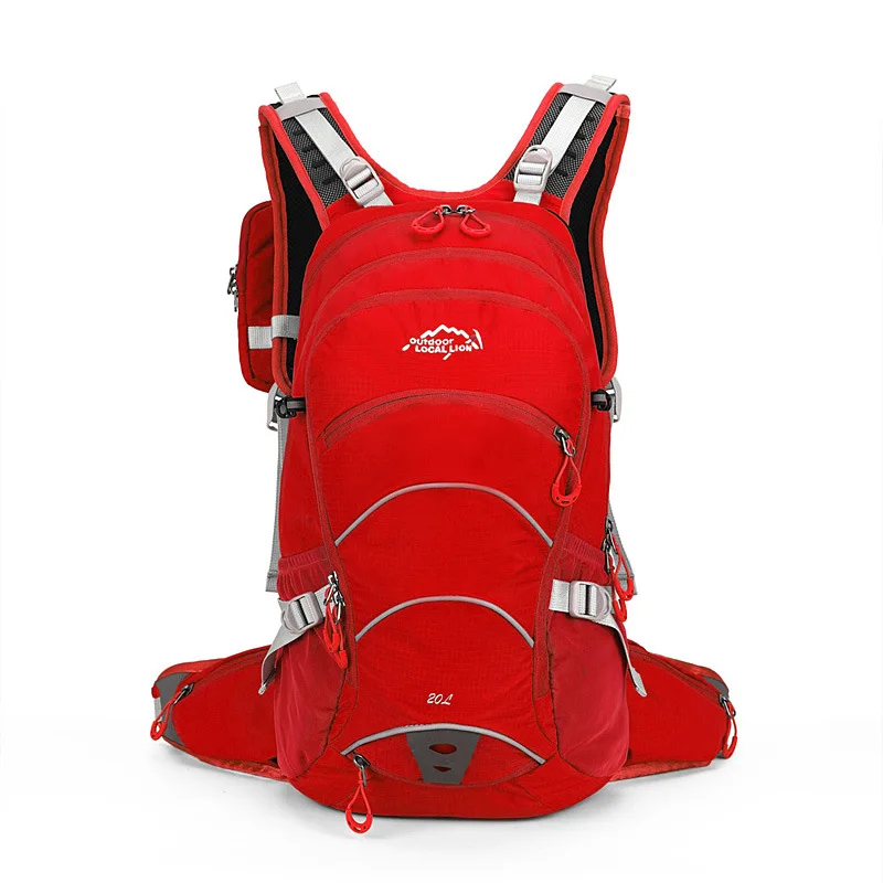 Red 20L Местный лев велосипедный рюкзак MTB велосипедная сумка для мужчин и женщин Спорт на открытом воздухе Водные сумки на плечо дорожное Велосипедное оборудование рюкзак для верховой езды - Цвет: Red