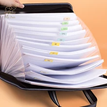 Портативная Холщовая Сумка для документов, держатель для документов А4, Сумка для документов, 13 слоев, классификация, тестовые бумаги, офисные, бизнес, расширяющиеся папки для файлов