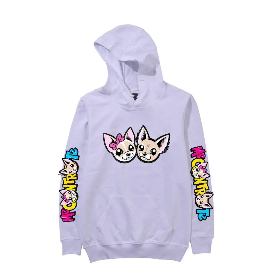 

2019 Cross-Border for Me Contro Te Trill Character Logo Hooded Hoodie