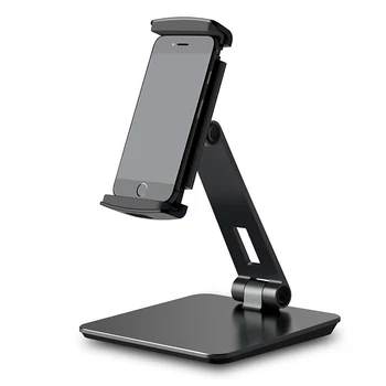 

Adjustable Tablet Holder Aluminum Alloy Phone Bracket Foldable 360 Swivel For Tablets Phones 23.5 x 18 x 6.5 CM