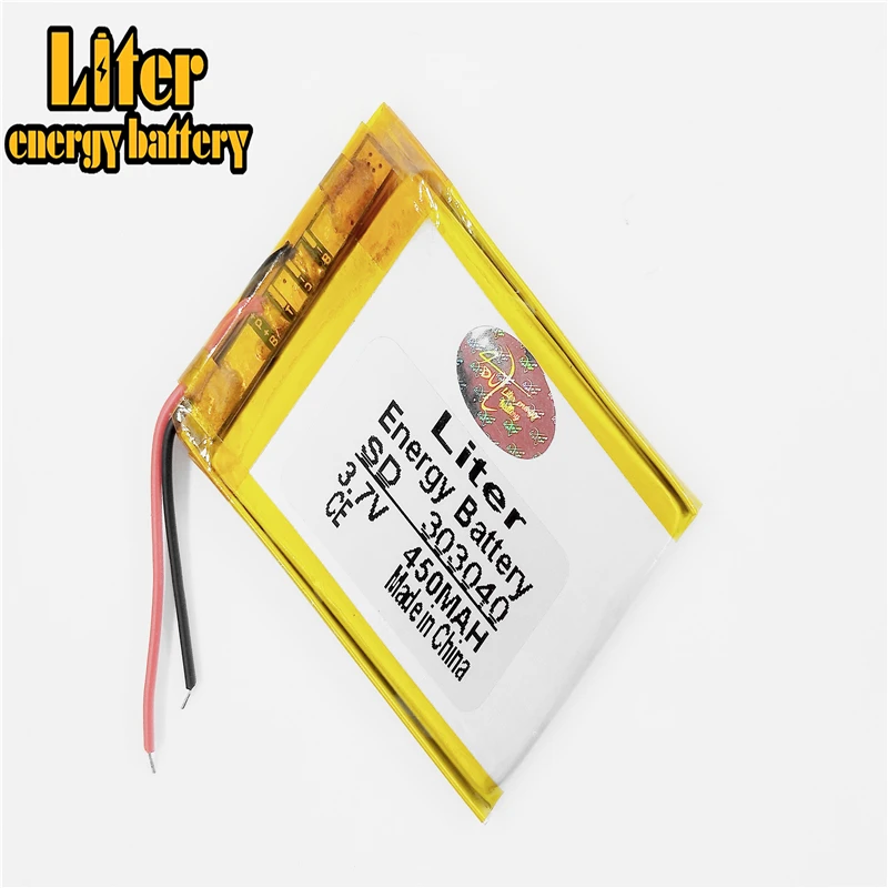 303040 450mah 3 7 V литий полимерный аккумулятор Запись вождения Bluetooth стерео