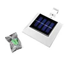 4 светодиодный открытый поликремниевый Солнечный квадратный светодиодный светильник настенный супер яркий IP45 светильник датчик движения садовая дорожка забор лампа