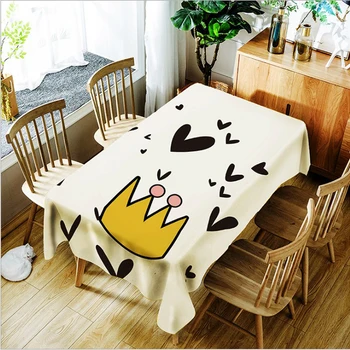

3D digital printing polyester waterproof bird leaf series tablecloth tablecloth coffee table cloth
