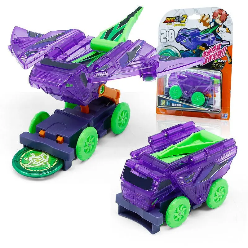 Продажа 2019 Burst скорость стяжки дикая деформация автомобиль фигурки несколько чип захват вафли 360 флип трансформации автомобилей игрушки