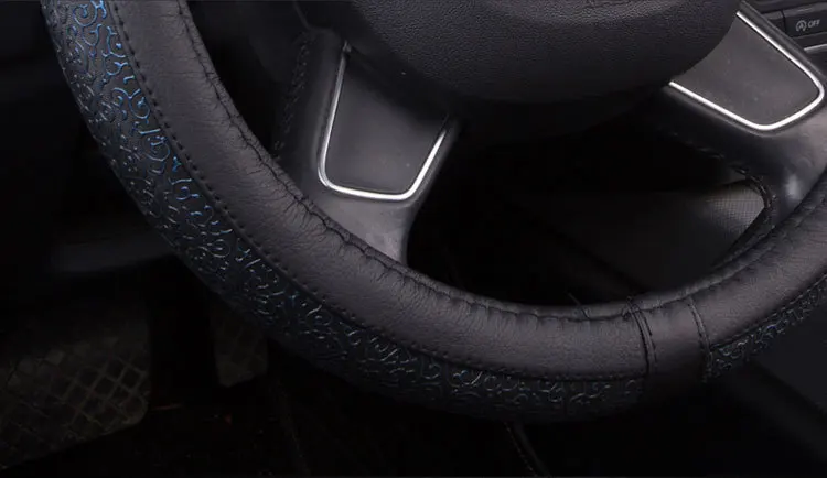 Автомобильный чехол на руль Hide Substance Grip Cover Four сезонный Универсальный руль, спортивный Модный летний руль Wh