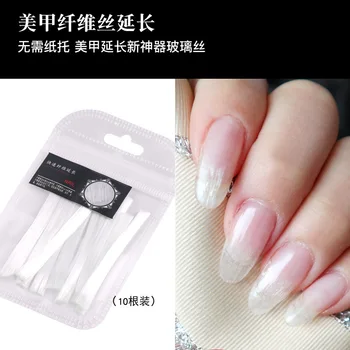 

No Paper Cups Extend Reinforced Anti-Crack Glass Extended Fiber Manicure Extend the Useful Product Nail Rapid Extension of the P