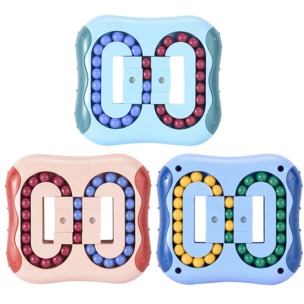 Puzzle de bebé juguete educativo para edades tempranas magia de rotación del dedo del cubo creativo de alivio de estrés de descompresión juguete para regalo