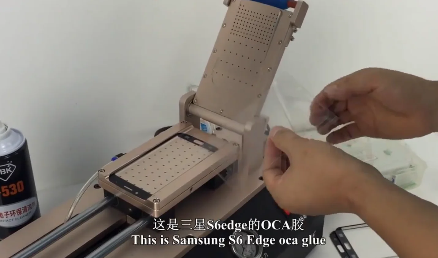 Novecel 3 в 1 Автоматическая ОСА машина для припрессовки пленки для samsung S6 S7 Edge Plus изогнутый сенсорный экран ламинатор