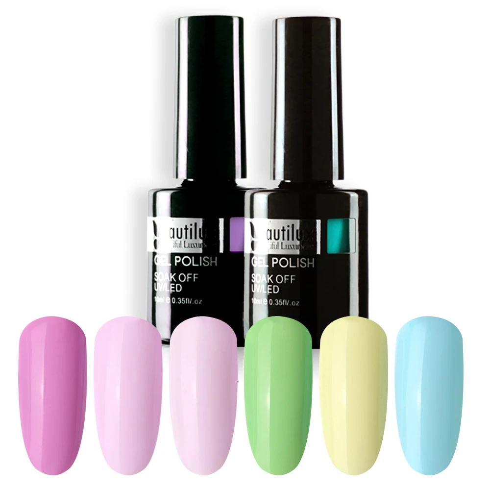 Günstig Beautilux Gel Polish Kit Nagel Salon Gele Nail art Design Polnischen Lack Maniküre Anzug Weihnachten Geschenk Für Mädchen 6 teile satz