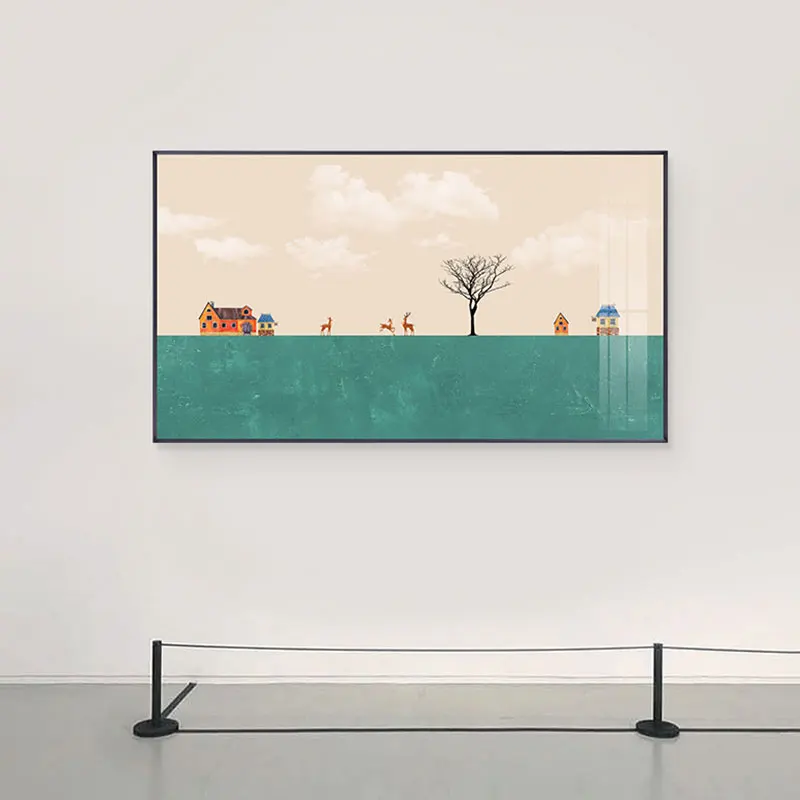 Canvas Paitning Fairytale Castle Wall Art Painting Pictures Decorative Wall Pictures for Living Room Nodic Art Home Decoration