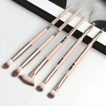 

Eyes Makeup Brushes Set Professional 5Pcs Premium Synthetic Foundation Blending Brush Kit Makeup Tools SMJGood