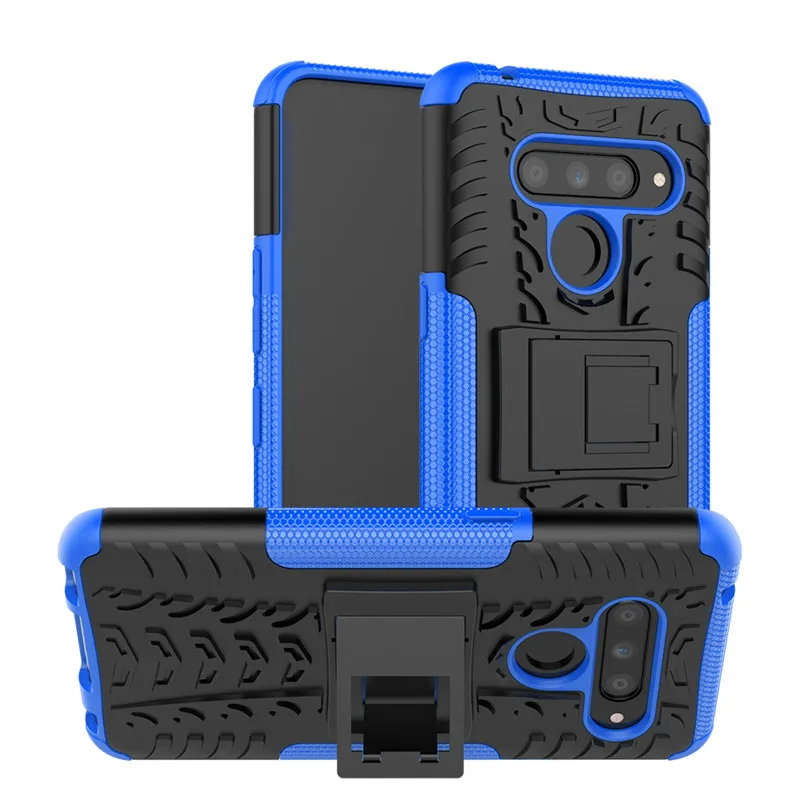 

For LG V50 ThinQ Case Silicone kickstand Shockproof Phone Case Cover For LG V50 ThinQ Case Armor Back Cover Funda Capa Couque
