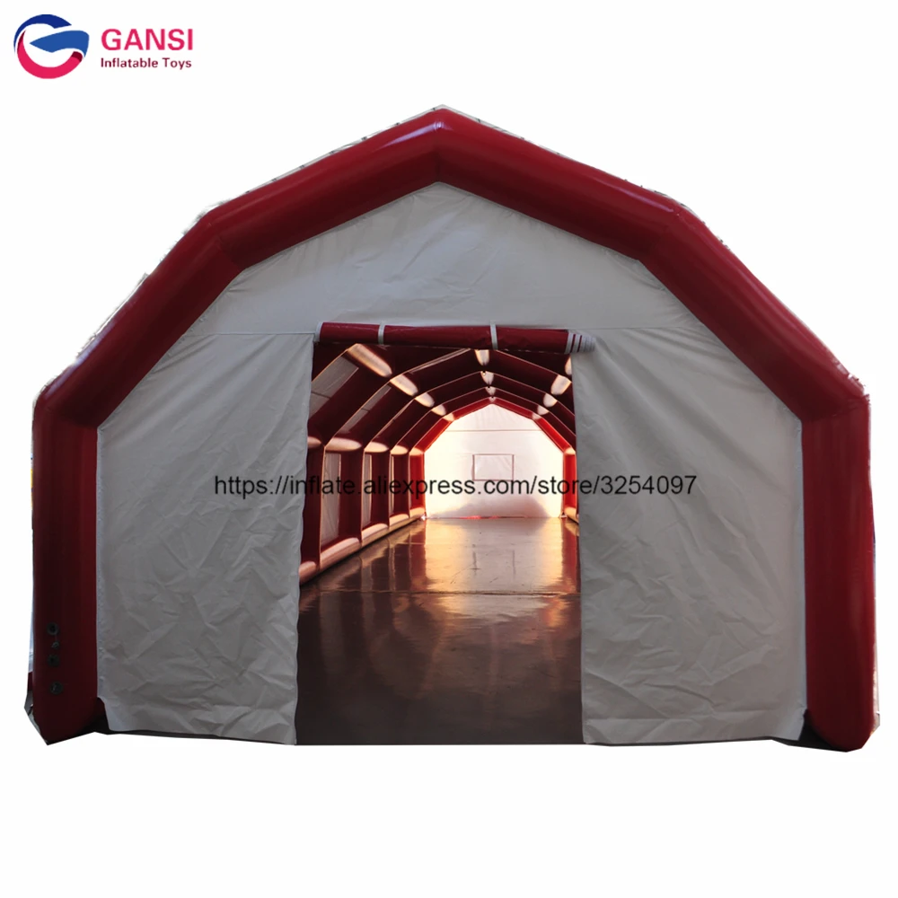 Waterproof first aid tent inflatable hospital medical tent inflatable disinfection tunnel for isloate virus