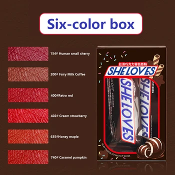 

Sexy Matte Dyeing Lip Gloss Lipstick Waterproof Nude Long Lasting Moisturizing Non Stick Cup Lip Tint Korean Makeup TSLM1