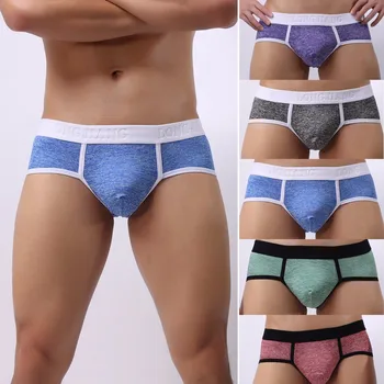 

Men Briefs JAYCOSIN Underwear Sexy Breathable Underpants Cotton Comfortable Mens Briefs Underwear Shorts Cueca Gay Male Panties