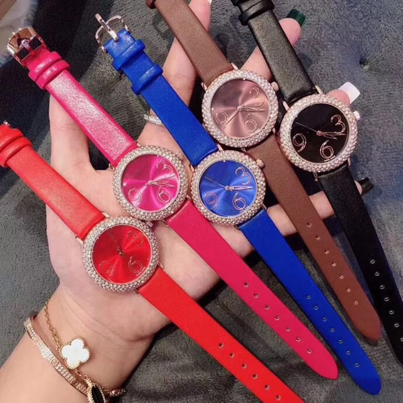 

Small And Exquisite Luxury Watches for women Retro Ladies Quartz Wristwatches 34mm