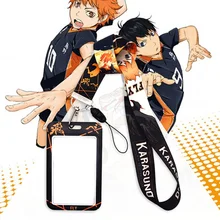 Haikyuu – porte clés, accessoires de Cosplay, pour téléphone, sangle de cou, porte badges en corde suspendue