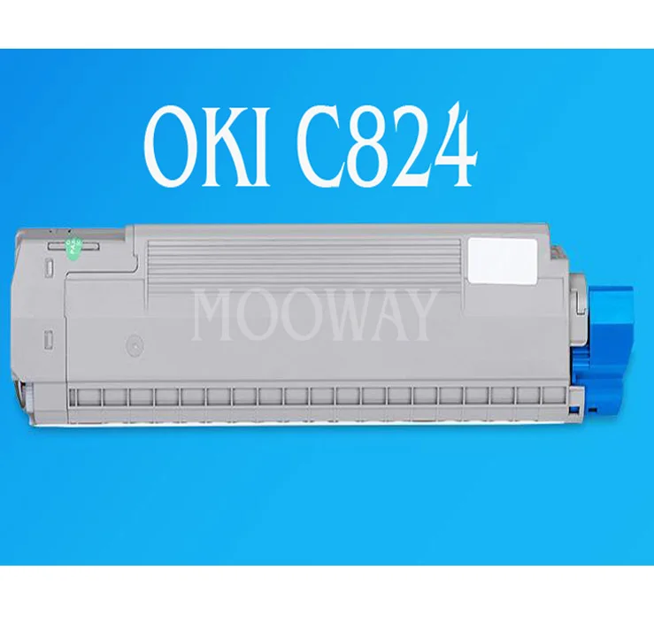 Compatible white toner cartridge for OKI C824 C824N C824DN C834 C834NW