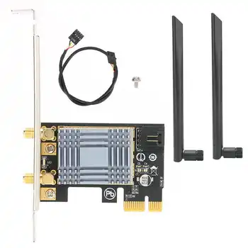 

AR5B22 Wireless WiFi Adapter 2.4GHz 5GHz 300Mbps PCI-E Bluetooth 4.0 + 2x5dBi Antenna for Windows 7/8/10 New