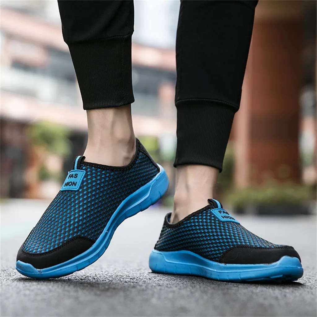 KANCOOLD Running Shoes Men Sneakers Wild Mesh Cloth Athletic Comfortable Lightweight Walking Leisure Sports Board Shoes 109#4