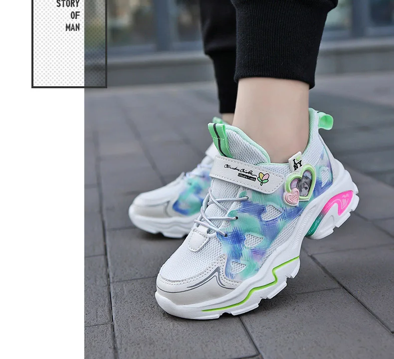 Brand Children Casual Shoes Fashion Comfortable Kids Shoes For Girls Breathable Mesh Sneakers Kids Shoes Girls Chaussure Enfant children's sandals