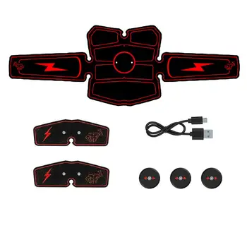 

Portable Abdominal Trainers Muscle Stimulator Arm Leg Fitness Exercise Equipment