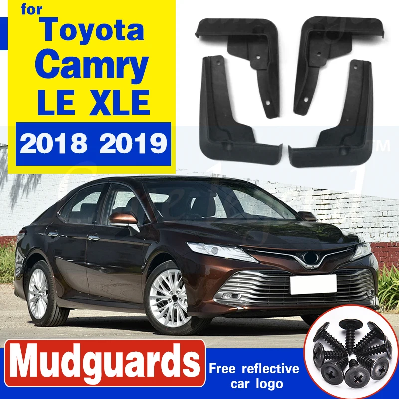 Передняя Задняя крышка грязи для Toyota Camry 2018 2019 LE XLE Daihatsu Altis Брызговики крыло