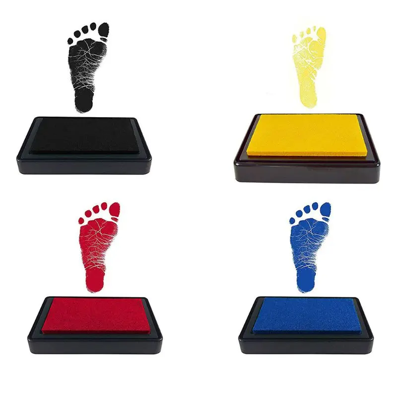 

Baby Handprint Footprints Ink Pads Kits Pet Cat Dog Paw Print Souvenir Non-Toxic