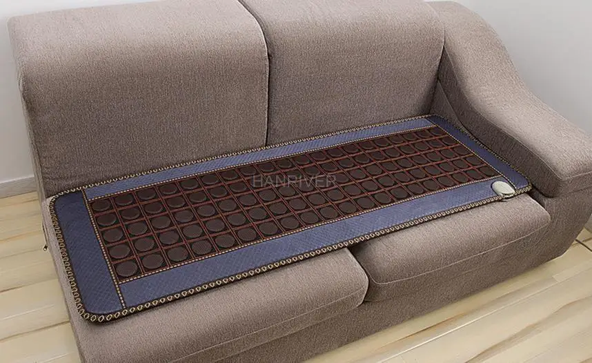 Jade sofa cushion ms tomalin germanium stone heating electric pad health green cloth art | Красота и здоровье