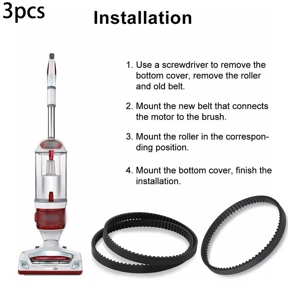 3Pack Vacuum Belt Replacement NV500 
