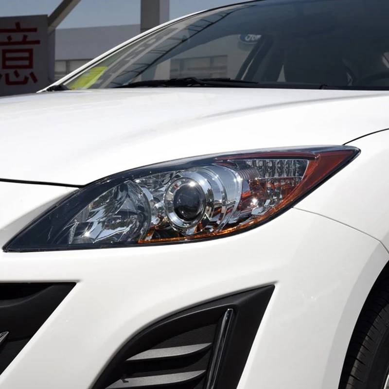 1 шт. Автомобильная Передняя фара Крышка для Mazda 3 M3 2011- фара Водонепроницаемая прозрачная линза Авто оболочка Крышка